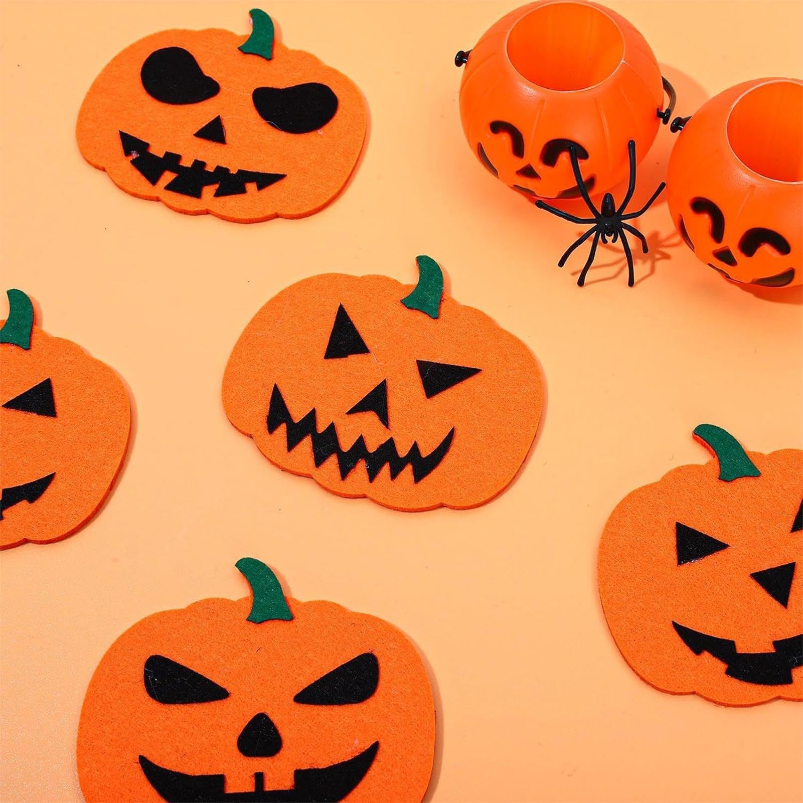 Amazon｜ハロウィンコースター、かぼちゃコースター | ハロウィン